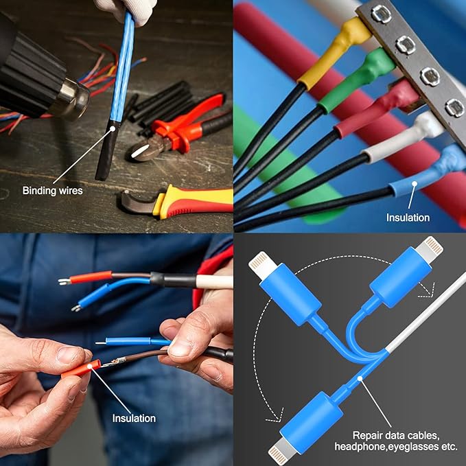 Chanzon 2:1 Ratio 1-3/8" (35mm) Heat Shrink Tubing 3.3Ft Roll (1M Total Length) Black Polyolefin Sleeving Wrap Shrinking 2 to 1 1pcs