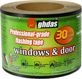 Flashing Tape, 3.75" x 30', Industrial Strength for Windows, Doors, Weather-Resistant, UV-Resistant, Tear-Resistant, Advanced Acrylic Adhesive, Black