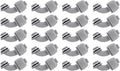 20PCS Liquid Tight Connector 1/2 Inch NPT, 90 Degree Electrical Conduit Fitting, Nylon 6 PVC Conduit Connector for HVAC, Motors, and, Rugged and Easy to Install