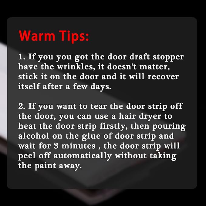 [New Upgrade] Huge Gap Door Draft Stopper, 3.4" W Widened Door Sweep Seal Gap Up to 1.8" for Interior & Exterior Doors - Keeping Draft, Noise, Dust and Unwanted Animals Out,3.4" W x 39" L,Black
