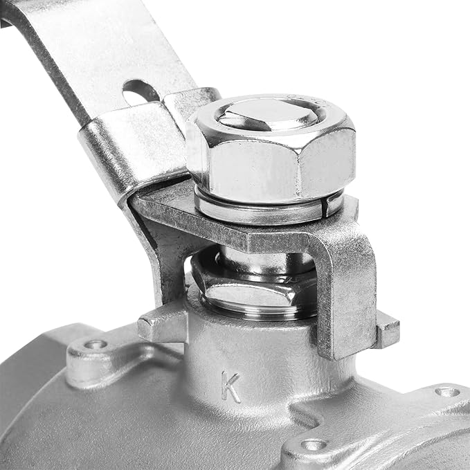 DERNORD Stainless Steel 304 Ball Valve, Full Port Heavy Duty for WOG with Locking Device (2.5 Inch NPT)