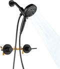 2 Handle Shower Faucet Set with High Pressure 10 Spray Magnetic Guidance Docking System, Wall Mount