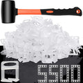 DGSL Tile Leveling System, 5500-Piece Tile Spacers Clips 1/16 Inch Tile Tools, Tile Installation Tools for Professional Ceramic Tile and Stone Installation