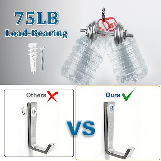 LEYU 140PCS Self Drilling Drywall Anchors and Screws Kit #8 x 1-1/4”, Heavy Duty Dry Wall Anchors for Hanging Shelves,Picture Frames,Curtains, No Pre-Drilling， Plastic Wall Anchors