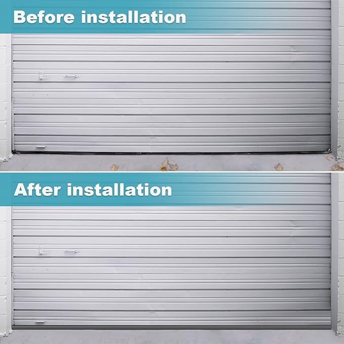3" Garage Door Bottom Seal Weatherstrip in Grey - 1/4" T Style - All Widths (20' Wide Door)