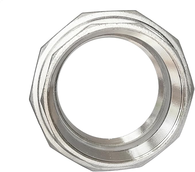 4" Union Pipe 304 Stainless Steel NPT Female Thread Union Joint Cast Pipe Fitting Pack of 1