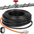 28FT（3FT-200FT） Pipe Heating Cable for Pipe Freeze Protection, Heat Cable for Water Pipes(Metal and Plastic), Pipe Heat Tape Keeps Water Flowing at -40°F 5w/ft, 120V Plumbing fixture