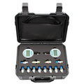 Digital Hydraulic Pressure Test Kit, Hydraulic Pressure Gauge Tester Set with 2 Digital Gauges (16MPa/80MPa)