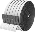 Storystore Foam Insulation Tape Self Adhesive, 1/2In x 1/8In x99Ft Weather Stripping for Doors and Windows, Sound Proof Soundproofing Door Seal, Weatherstrip, Air Conditioning Seal Strip