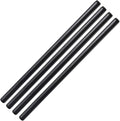 3/4" x 30" Black Painted Industrial Pipe, Home TZH 4 Pack Threaded Black Iron Pipe Nipple for DIY Project/Furniture/Shelving Decoration(4, 30")