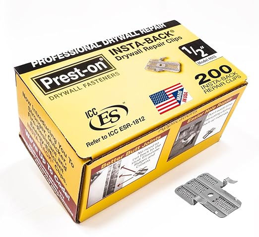 Prest-On 4055 1/2" Prest-on Insta-back® Wall Frog Drywall Fastener 200 Pack