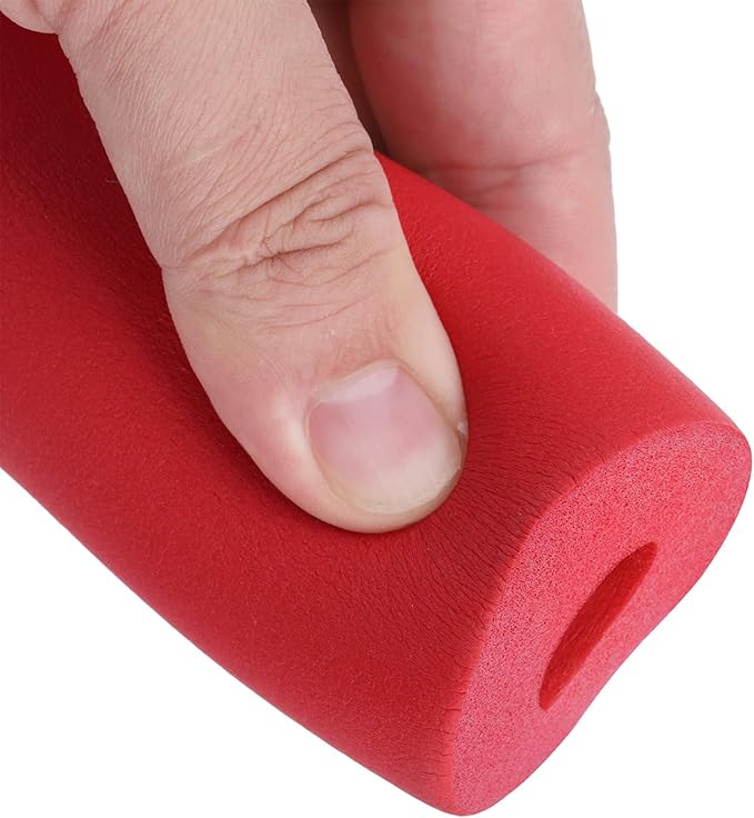 uxcell Foam Tubing for Handle Grip Support, Pipe Insulation Outside Pipe Lagging, 13mm(1/2") ID 43mm OD 1m Red