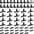 VINTEX 1/2"PPSU Barb Crimp PEX Fitting,60pcs Plumbing Fitting Combo,20pcs Each Elbows,Tees,Straight Couplings, Suitable For Pex Piping Systems,No Lead Material