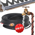 HEATIT 8JHSF1 18ft Roof and Gutters Heating Cable for Heat Tracing and Ice Dam Prevention, Roof Snow Melting De-icing with 10ft Lighted Plug, Heat Tape for Pipes, ETL Listed 8W/ft 120V