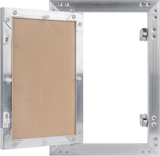 8" x 12" Drywall Access Panel – Waterproof Aluminum Frame Gypsum Hatch – Wall & Ceiling Inspection Door – Easy Install Removable Cover for Plumbing, Electrical, Utility & Ventilation Access