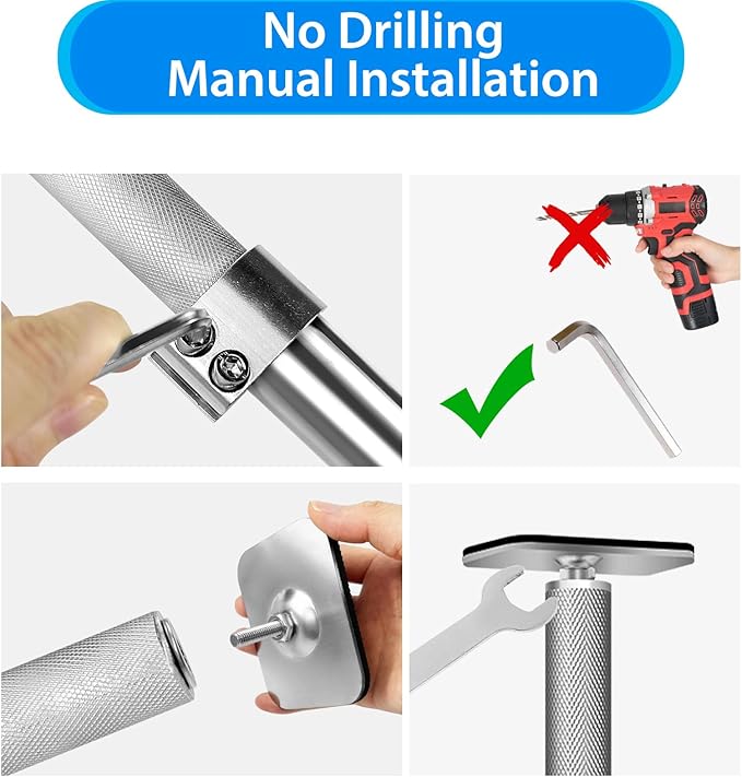 Undermount Sink Brackets.Undermount Sink Support,Undermount Sink Repair Kit, Adjustable Support PolKitchen Sink Brackets