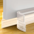 Door Draft Stopper, Door Sweep for Bottom of Door, Weather Stripping Door Seal, Under Door Gap Filler, Under Door Draft Blocker Soundproof/Insulator, Door stoppers (Transparent, 78‘’)