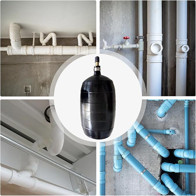 Inflatable Pipe Plug Rubber Plugs for Round Holes Rubber Plumbing Test Balloon for Sewage Pipeline Inspection