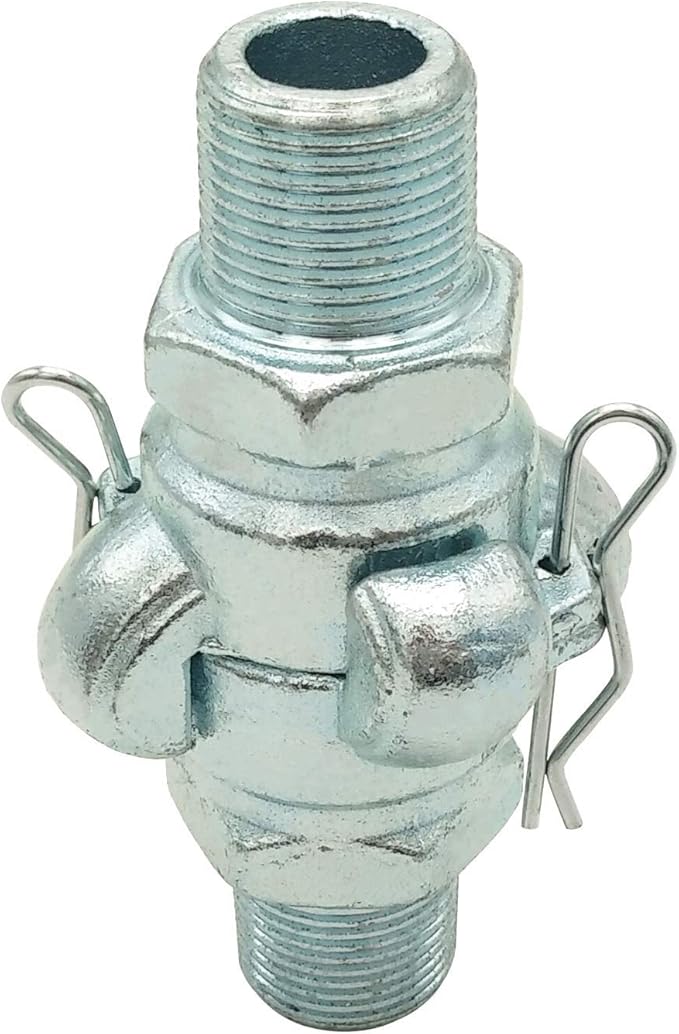 NPT Iron Air Hose Fitting，Universal Coupling，Chicago Fitting (0.75, NPT Male)