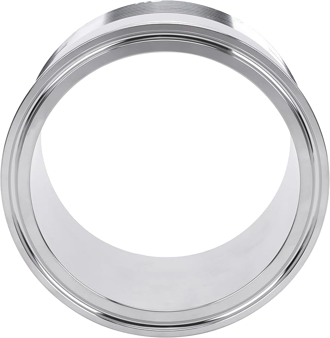 DERNORD 4''Tri clamp Adapter to 4 inch MNPT Thread Ferrule Sanitary Pipe Fitting