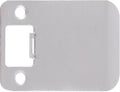 Round Corner Extended Lip Strike Plate, 2-1/4" x 2-1/2", (3" Overall Length), Satin Chrome by Stone Harbor Hardware