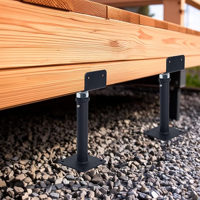 4 Pack U-Shaped Floor Jack, Heavy Duty Adjustable Steel Telepost with U-Head for 4x2, 4x4, 4x6 Joists, 9-13 Inch Adjustment Range, Screw Jack Post for Beam Support & Leveling
