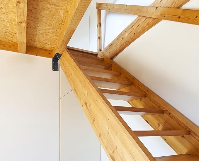 5x5“ Heavy Duty Shelf Brackets，L Brackets for Shelves Fence Pergola Brackets Angle Bracket for Post Wood，90 Degree Corner Bracket，Corner Brace for Floating Shelf Countertop Support Brackets ﻿