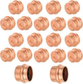 20-Pack GUOFIS Copper Press End Cap, 1" x 1" Plug Fittings for Copper Tube Connection with Stop(PRESS021-20Pack)