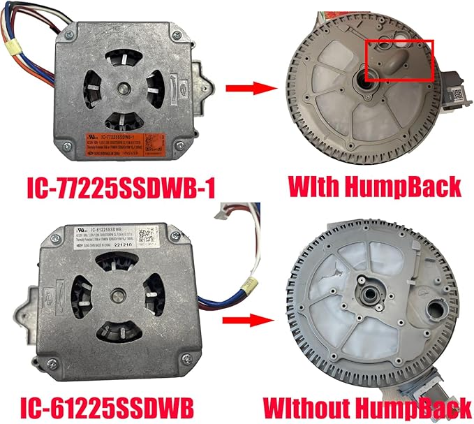 DD81-01640A for Samsung Dishwasher Circulation Pump Motor IC-77225SSDWB-1 Fit for Samsung Dishwasher DW80R5060UG/AA,DW80F600UTW/AC,DW80R5060US/AA