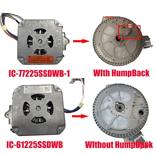 DD31-00008A Samsung Dishwasher Circulation Pump Motor OEM Part IC-61225SSDWB (CW Direction for Samsung Dishwasher DW80R5060UG,/DW80R5060US, DW80R5061UG, DW80R5061US, DW80R5061UT