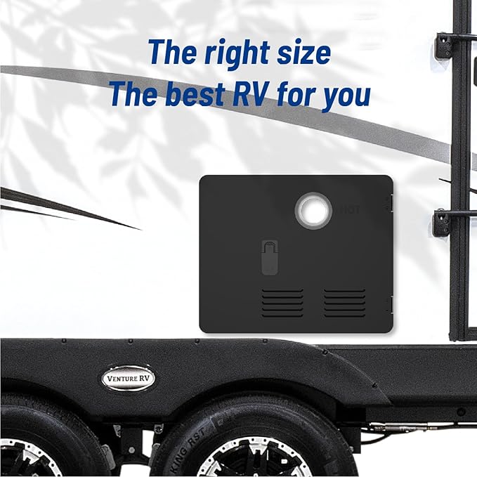 Ranein 15 x 18 Inches RV Water Heater Black Door. ONLY Door kit for Ranein RV water heaters