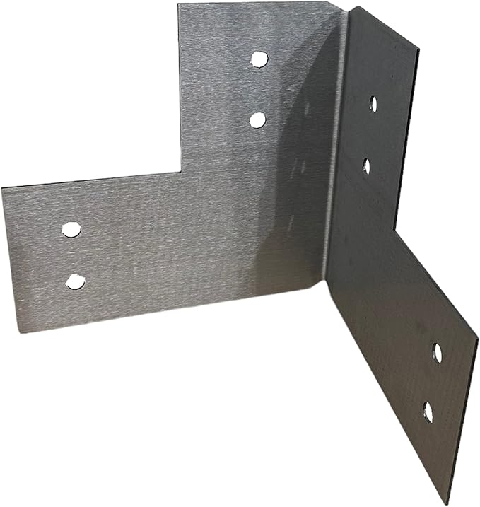 Shop Table Heavy Duty 4x4 Corner Bracket for 4 x 4 Posts | DIY Workbench | Pergola Bracket | Made In the USA!…