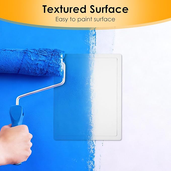 Suteck Plumbing Access Panel for Drywall Ceiling 12 x 16 Inch Reinforced Plastic Wall Access Doors Removable Hinged White