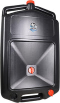 HKTE 2.4Gallon（10L） Oil Drain Pan, HDPE, Low Profile, Durable polyethylene,for All Vehicle Types - Cars, Trucks, SUVs