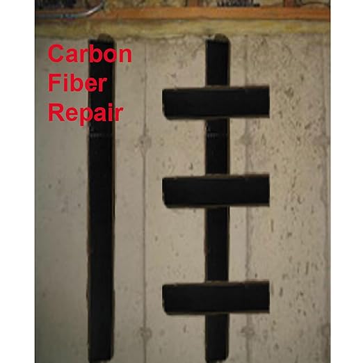 10 ft. Carbon Fiber Basement Wall & Foundation Crack Repair kit High Strength - Easy DIY Repair