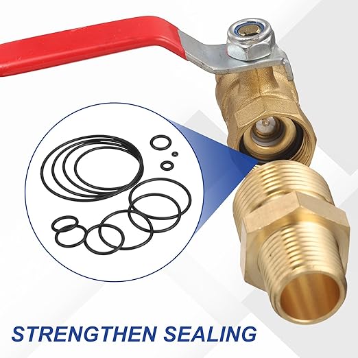 HARFINGTON 20pcs Nitrile Rubber O-Rings 38mm OD 30mm ID 4mm Width Metric Buna-N NBR Sealing Gasket Plumbing Sealing Repair O Rings for Car Auto Vehicle Repair Faucet Air Gas