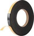 Kikerike Self Adhesive Foam Tape Weatherstrip 1/2In x 1/8In x 13Ft High Density Foam Insulation Strips Seal Weather Stripping with Strong Adhesive for Door and Window Sound Isolation Soundproofing