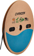 Chanzon 2:1 Ratio - 80Ft Roll - 3/16" (4.5mm) Heat Shrink Tubing 2:1(25M Total Length) Black Polyolefin Sleeving Wrap Shrinking 2 to 1 1pcs