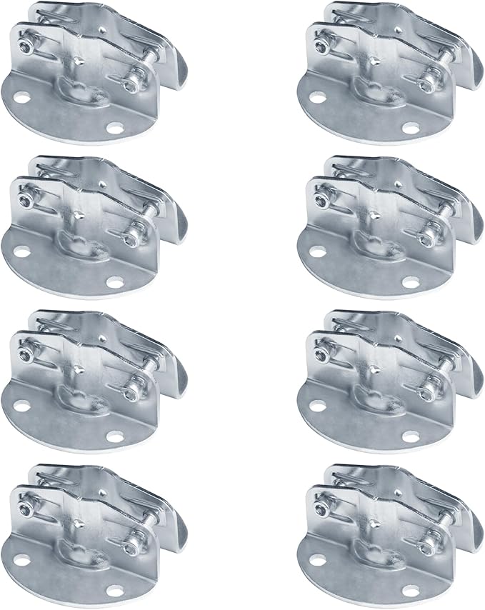 8 Sets Floor Flange Pipe Connector for 3/4" EMT Conduit, Also Fits 1/2" EMT, Structural Pipe Fitting
