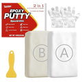 Epoxy Putty, 10oz / 280g Fast Repair Pool Putty, Multi-Purpose Epoxy Sculpt Clay for Cracks, Leak Fix, Filling - Bonding Plastic Metal Ceramic Wood Tile Glass, Waterproof, Mega Adhesion (White)