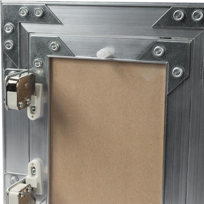 6" x 8" Inch Aluminum Drywall Access Panel - Service Shaft Door - Plumbing, Electricity, Heating, Alarm Wall Inspection hatch for Drywall - Bathroom Service Access Hole Cover