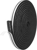 Storystore Foam Insulation Tape Self Adhesive, 1/4In x 1/4In x 33Ft Weather Stripping for Doors and Windows, Sound Proof Soundproofing Door Seal, Weatherstrip, Air Conditioning Seal Strip