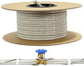 300' HTM Braid Self Regulating Heating Cable Mobile Home Heat Tape Water Pipes Freeze Protection Heat Trace Energy Saving Heat Tape for Water Hose