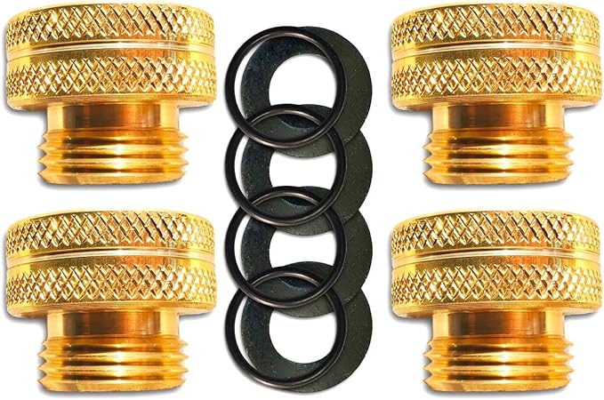 ~4-Pack: SPGTM-4 Vacuum Breaker Adapter~ for Some NIBCO and Watts NF8 EDP #0061854 Spigots or Hose Bibs (4, SM-XXL)