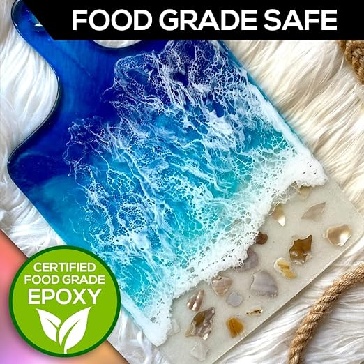 Superclear Table Top Epoxy Resin, 10 Gallon Mega Pack Epoxy Kit - Certified Food Grade 1:1 Protective Epoxy Resin for River Tables, Live Edge Tables, Bar Tops, Countertops - DIY Friendly