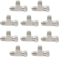 Hydraulics Direct | 6602-06-06-06-PK10 | 3/8" JIC Swivel Nut Run Tee