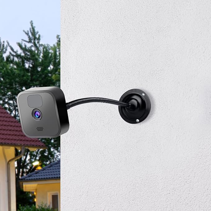 2 Pack Camera Flexible Wall Mount Holder for Blink Outdoor 4 (4th Gen)/(3rd Gen) XT3,Blink XT&XT2/Blink Mini/All New Blink Outdoor,Adjustment Flexible 8 inch Long Gooseneck Arm with Metal Base
