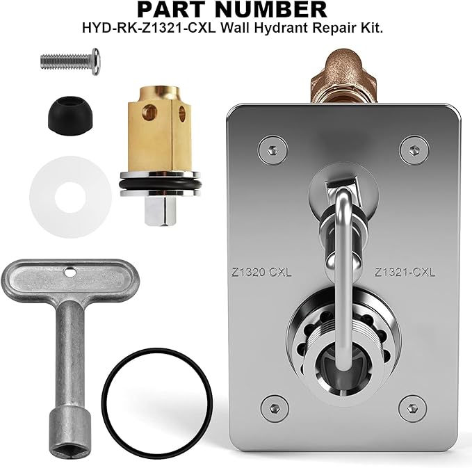 Wall Hydrant Repair Kit HYD-RK-Z1321-CXL Z1321-CXL/ Z1320-CXL Replacement for Zurn HYD-RK-Z1321-CXL Z1321-CXL/ Z1320-CXL Wall Hydrant Repair Kit