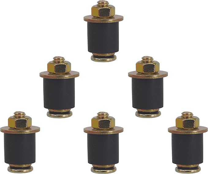 6 PCS Automotive Rubber Freeze Plug 3/4 inch to 7/8 inch (19mm - 22mm) Rubber Expansion Plug/Neoprene Expansion Plug