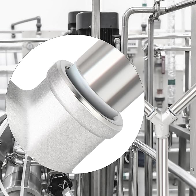 TAISHER 2PCS 304 Stainless Steel Y Shape 3 way Pipe Fittings, 1/2" x 1/2" x 1/2" NPT Female Pipe Fittings